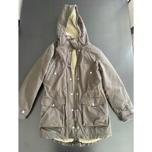 Volcom Walk On By 5K Parka – Women’s XS – Brown Sherpa Lined (B1732110)